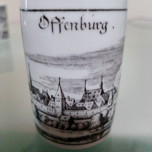 Altenkunstadt Porcelain set of 6 German shot glasses - VINTAGE - Picture 9 of 15